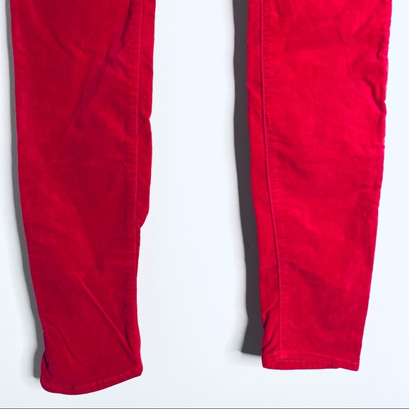 MOTHER Bunny The Looker Velvet Skinny Pants - Picture 4 of 13